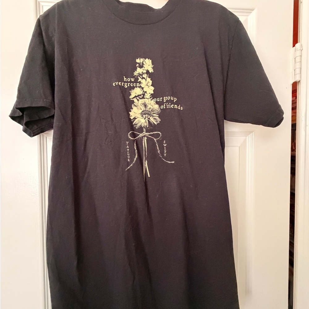 Evermore Black Graphic T-Shirt
